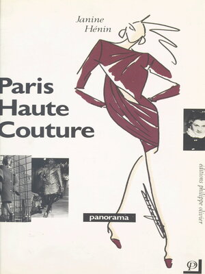 cover image of Paris haute couture